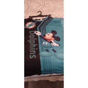 Dolphins Mickey Mouse Shirt Jersey 3x-Double Sided
